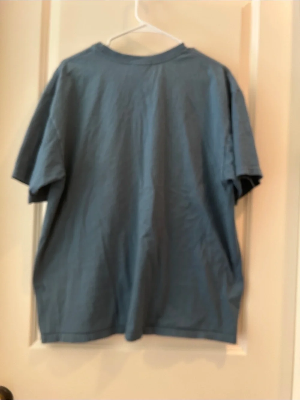 Nike Vintage 2007 Men's Embroidered Logo Short Sleeve Crew T-Shirt L Dusty Blue